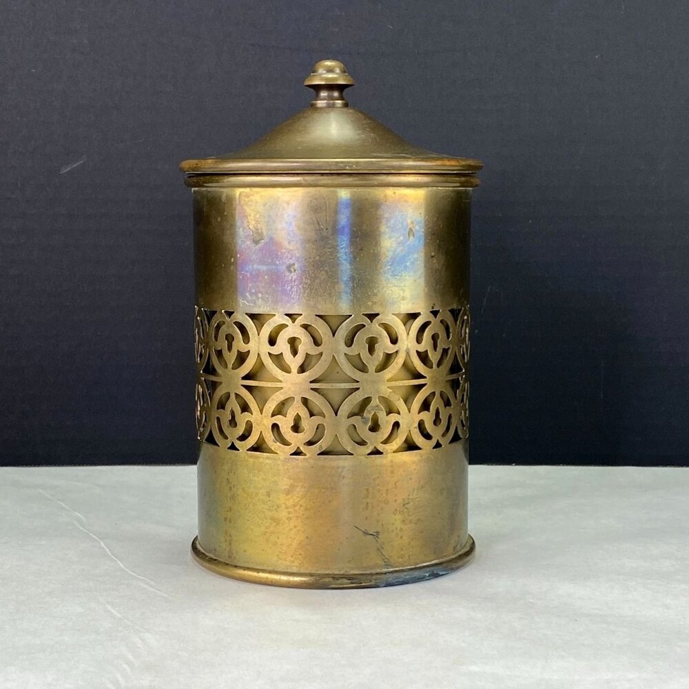 Vintage Bradley Hubbard Humidor Tobacco Jar - Picture 4 of 12